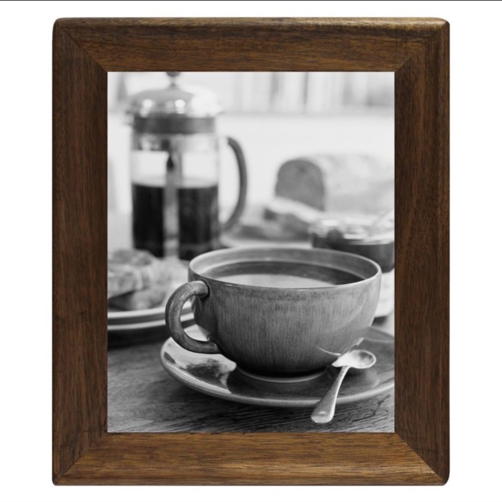 Rounded Corner Frame Golden Walnut - Threshold